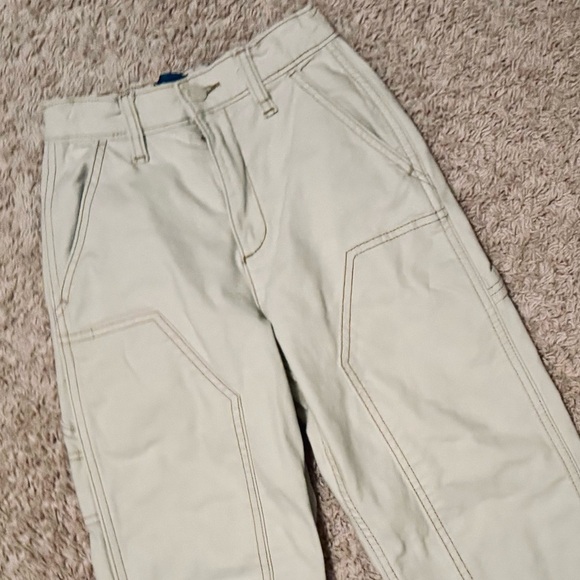 Old Navy girls carpenter wide leg tan pants, size 10 - Picture 4 of 7